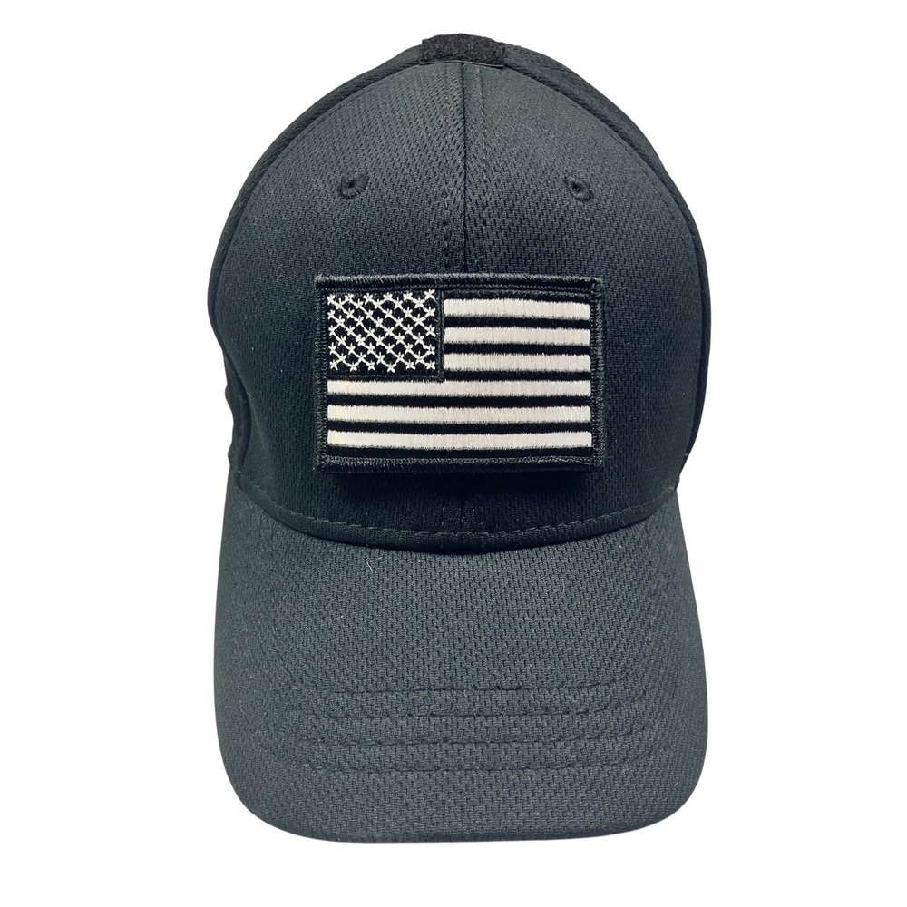 Condor Black Tactical Mesh Cap S/M US Flag & Dont Tread On Me Patches Patriotic